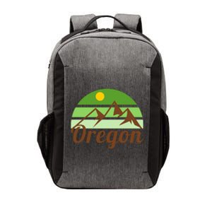 Oregon Simple Mountain Logo Vector Backpack