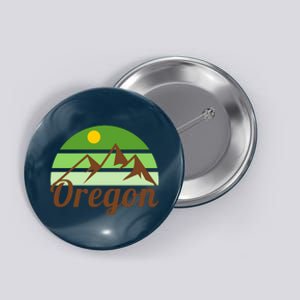 Oregon Simple Mountain Logo Button