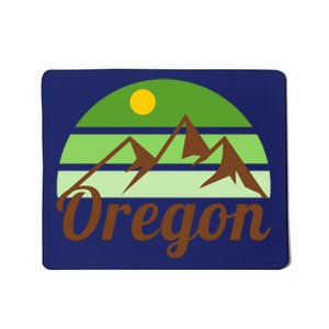 Oregon Simple Mountain Logo Mousepad