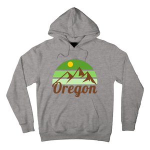 Oregon Simple Mountain Logo Hoodie