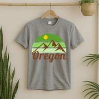 Oregon Simple Mountain Logo T-Shirt