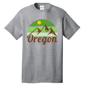 Oregon Simple Mountain Logo Tall T-Shirt