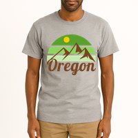 Oregon Simple Mountain Logo Tall T-Shirt