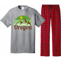 Oregon Simple Mountain Logo Pajama Set