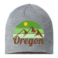 Oregon Simple Mountain Logo Sustainable Beanie