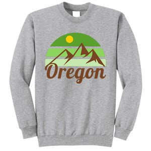 Oregon Simple Mountain Logo Tall Sweatshirt