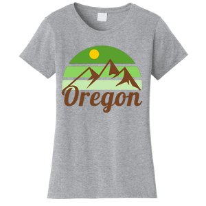 Oregon Simple Mountain Logo Women's T-Shirt