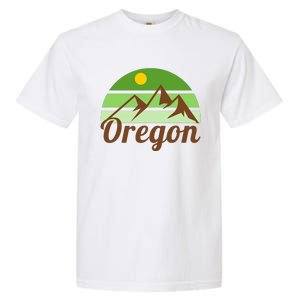 Oregon Simple Mountain Logo Garment-Dyed Heavyweight T-Shirt