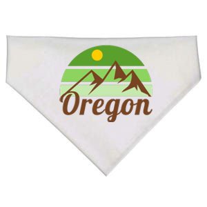 Oregon Simple Mountain Logo USA-Made Doggie Bandana