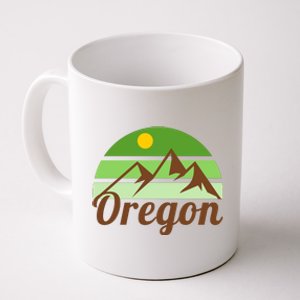 Oregon Simple Mountain Logo Coffee Mug