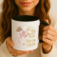Old.Row Smokin Meats And Clapping Cheeks Funny Bbq Mug