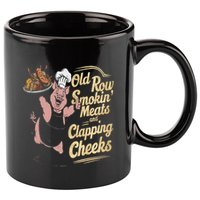Old.Row Smokin Meats And Clapping Cheeks Funny Bbq 11oz C Handle Ceramic Mug