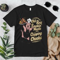 Old.Row Smokin Meats And Clapping Cheeks Funny Bbq Premium T-Shirt