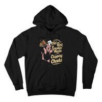 Old.Row Smokin Meats And Clapping Cheeks Funny Bbq Tall Hoodie