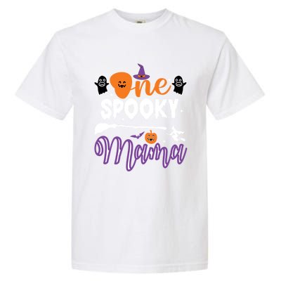 One Spooky Mama Halloween Graphic Gift Garment-Dyed Heavyweight T-Shirt