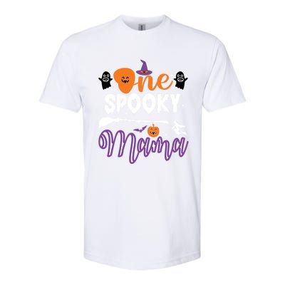 One Spooky Mama Halloween Graphic Gift Softstyle® CVC T-Shirt