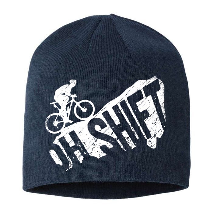 Oh Shift Mountain Biking Bicycle Bike Rider Cyclist Funny Sustainable Beanie