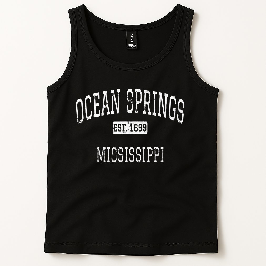 Ocean Springs Mississippi Ms Vintage Tank Top