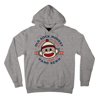 Old Sock Monkey Vintage Toy Company Logo Sock Monkey Tall Hoodie