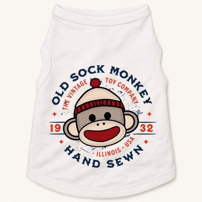 Old Sock Monkey Vintage Toy Company Logo Sock Monkey Doggie Tank