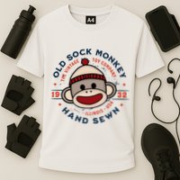Old Sock Monkey Vintage Toy Company Logo Sock Monkey Performance Shirt