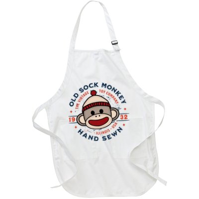 Old Sock Monkey Vintage Toy Company Logo Sock Monkey Apron