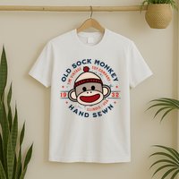 Old Sock Monkey Vintage Toy Company Logo Sock Monkey T-Shirt