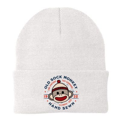 Old Sock Monkey Vintage Toy Company Logo Sock Monkey Beanie
