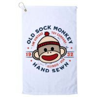 Old Sock Monkey Vintage Toy Company Logo Sock Monkey Platinum Collection Golf Towel