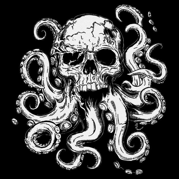 Octopus Skull Monster Cthulhu Skull Gifts Cooling Performance Crew T-Shirt