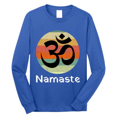 Om Symbol Namaste Ohm Hindu Zen Yoga Day Cool Gift Long Sleeve Shirt