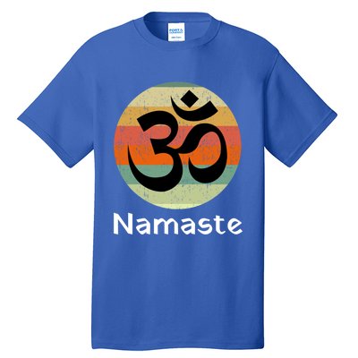 Om Symbol Namaste Ohm Hindu Zen Yoga Day Cool Gift Tall T-Shirt