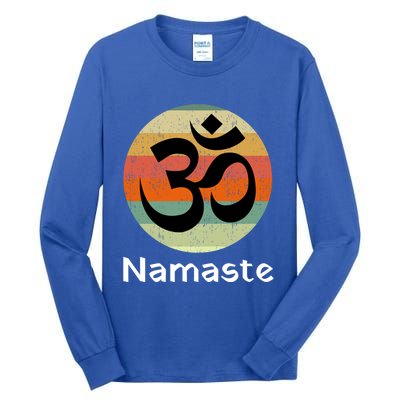 Om Symbol Namaste Ohm Hindu Zen Yoga Day Cool Gift Tall Long Sleeve T-Shirt