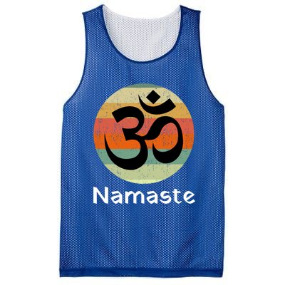 Om Symbol Namaste Ohm Hindu Zen Yoga Day Cool Gift Mesh Reversible Basketball Jersey Tank