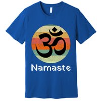 Om Symbol Namaste Ohm Hindu Zen Yoga Day Cool Gift Premium T-Shirt