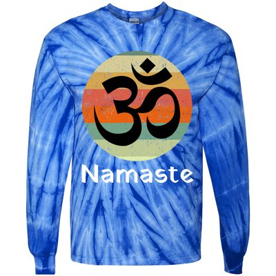 Om Symbol Namaste Ohm Hindu Zen Yoga Day Cool Gift Tie-Dye Long Sleeve Shirt