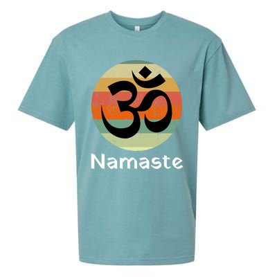 Om Symbol Namaste Ohm Hindu Zen Yoga Day Cool Gift Sueded Cloud Jersey T-Shirt