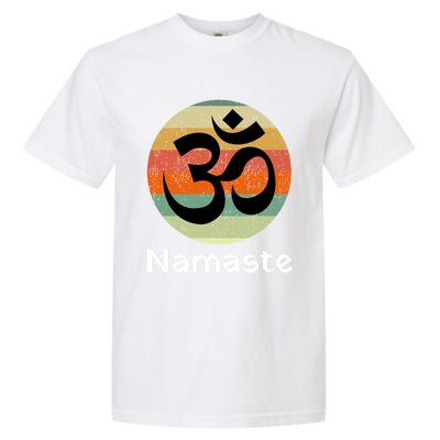 Om Symbol Namaste Ohm Hindu Zen Yoga Day Cool Gift Garment-Dyed Heavyweight T-Shirt