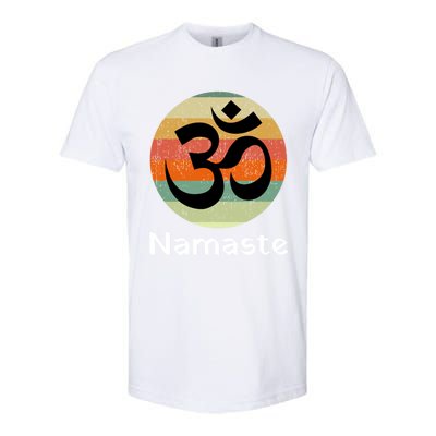 Om Symbol Namaste Ohm Hindu Zen Yoga Day Cool Gift Softstyle® CVC T-Shirt