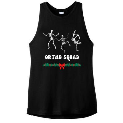 Ortho Squad Nursing Orthopedic Doctor Skeletons Funny Gift Ladies PosiCharge Tri-Blend Wicking Tank