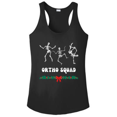 Ortho Squad Nursing Orthopedic Doctor Skeletons Funny Gift Ladies PosiCharge Competitor Racerback Tank