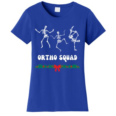 Ortho Squad Nursing Orthopedic Doctor Skeletons Funny Gift Women's T-Shirt