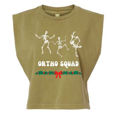 Ortho Squad Nursing Orthopedic Doctor Skeletons Funny Gift Garment-Dyed Women's Muscle Tee