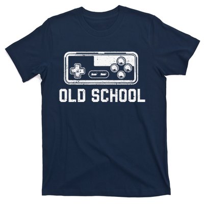 Old School New School Gamer Dad Son Matching FatherS Day T-Shirt