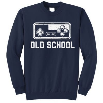 Old School New School Gamer Dad Son Matching FatherS Day Tall Sweatshirt