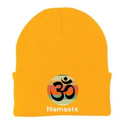 Om Symbol Namaste Ohm Hindu Zen Yoga Day Gift Knit Cap Winter Beanie