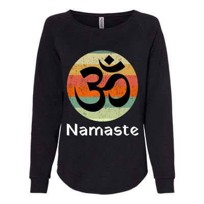 Om Symbol Namaste Ohm Hindu Zen Yoga Day Gift Womens California Wash Sweatshirt