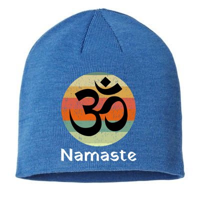 Om Symbol Namaste Ohm Hindu Zen Yoga Day Gift Sustainable Beanie