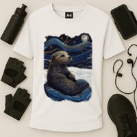 Otter Starry Night Cooling Performance Crew T-Shirt