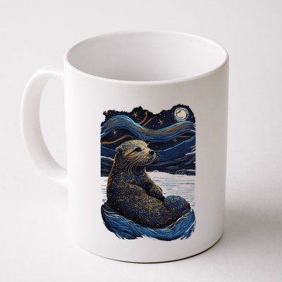 Otter Starry Night Mug